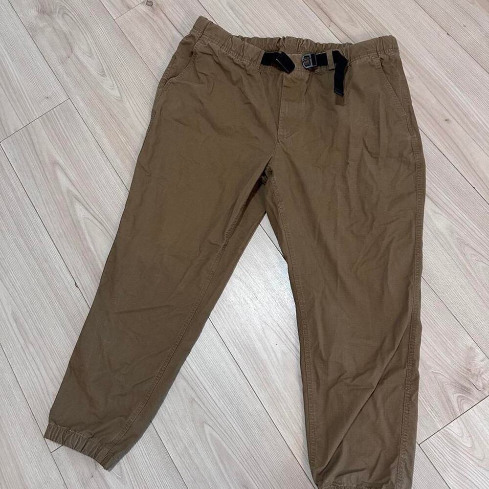 Free Assembly Men’s Ripstop Joggers XL Khaki Gorpcore Hiking Pants